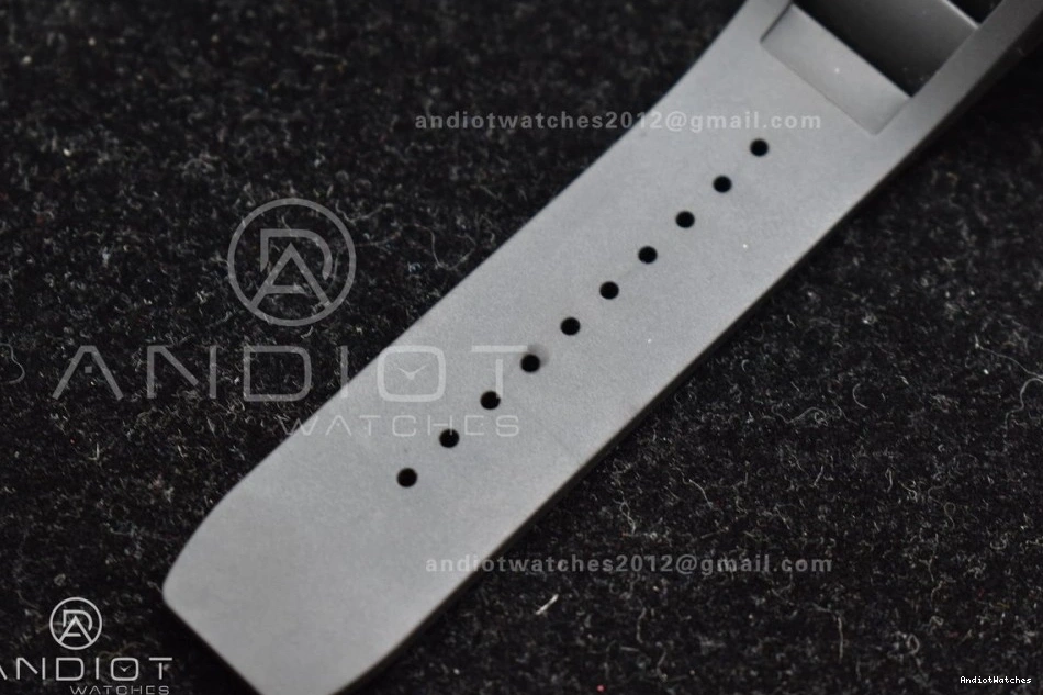 Black MIYOTA Best KUF Dial Strap Rubber Edition Red 1026 RM035-02 Skeleton Supportive on 0514